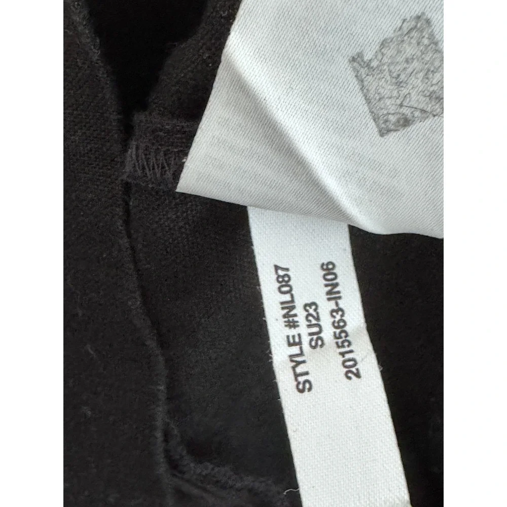 Madewell Black Linen Spaghetti Strap Dress Tank Top 10 Summer Y2K Minimalist